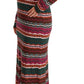 Missoni Multicolor Striped Long Sleeve Sheath Dress