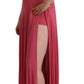 Elisabetta Franchi Stunning One Shoulder Red Gala Dress