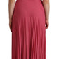 Elisabetta Franchi Stunning One Shoulder Red Gala Dress