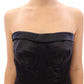 Dolce & Gabbana Elegant Silk Strapless Corset Top