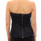 Dolce & Gabbana Elegant Silk Strapless Corset Top