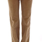 Dolce & Gabbana Elegant Cotton Brown Trousers for Women