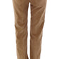 Dolce & Gabbana Elegant Cotton Brown Trousers for Women