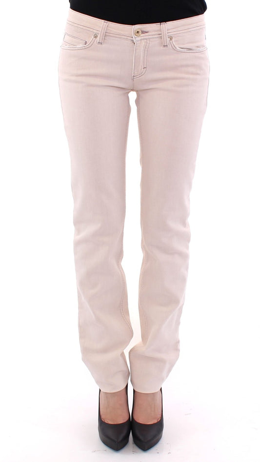 Dolce & Gabbana Chic Beige Cotton Blend Pants