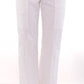 Dolce & Gabbana Elegant White Cotton Blend Trousers