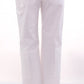 Dolce & Gabbana Elegant White Cotton Blend Trousers