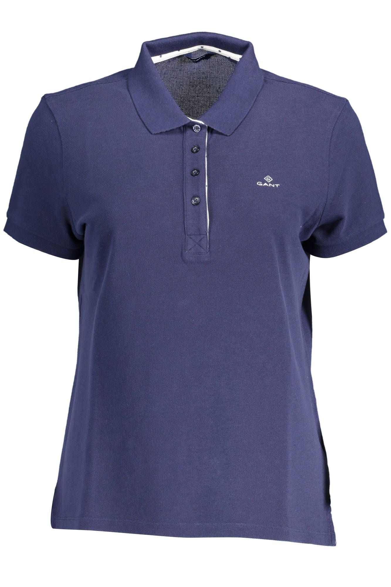 Gant Blue Cotton Women Polo Shirt