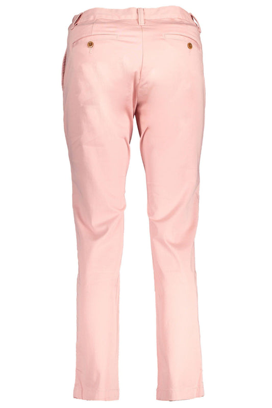 Gant Pink Cotton Women Pant