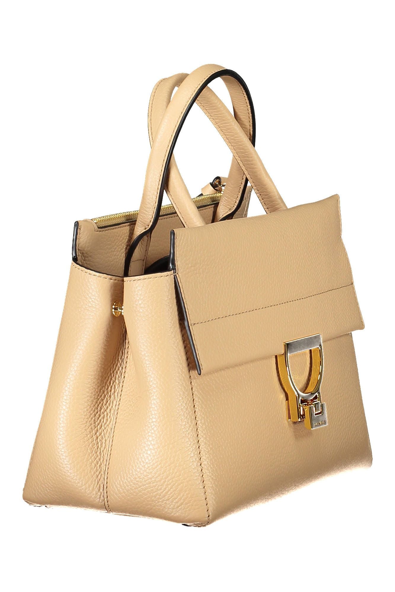 Coccinelle Beige Leather Women Handbag