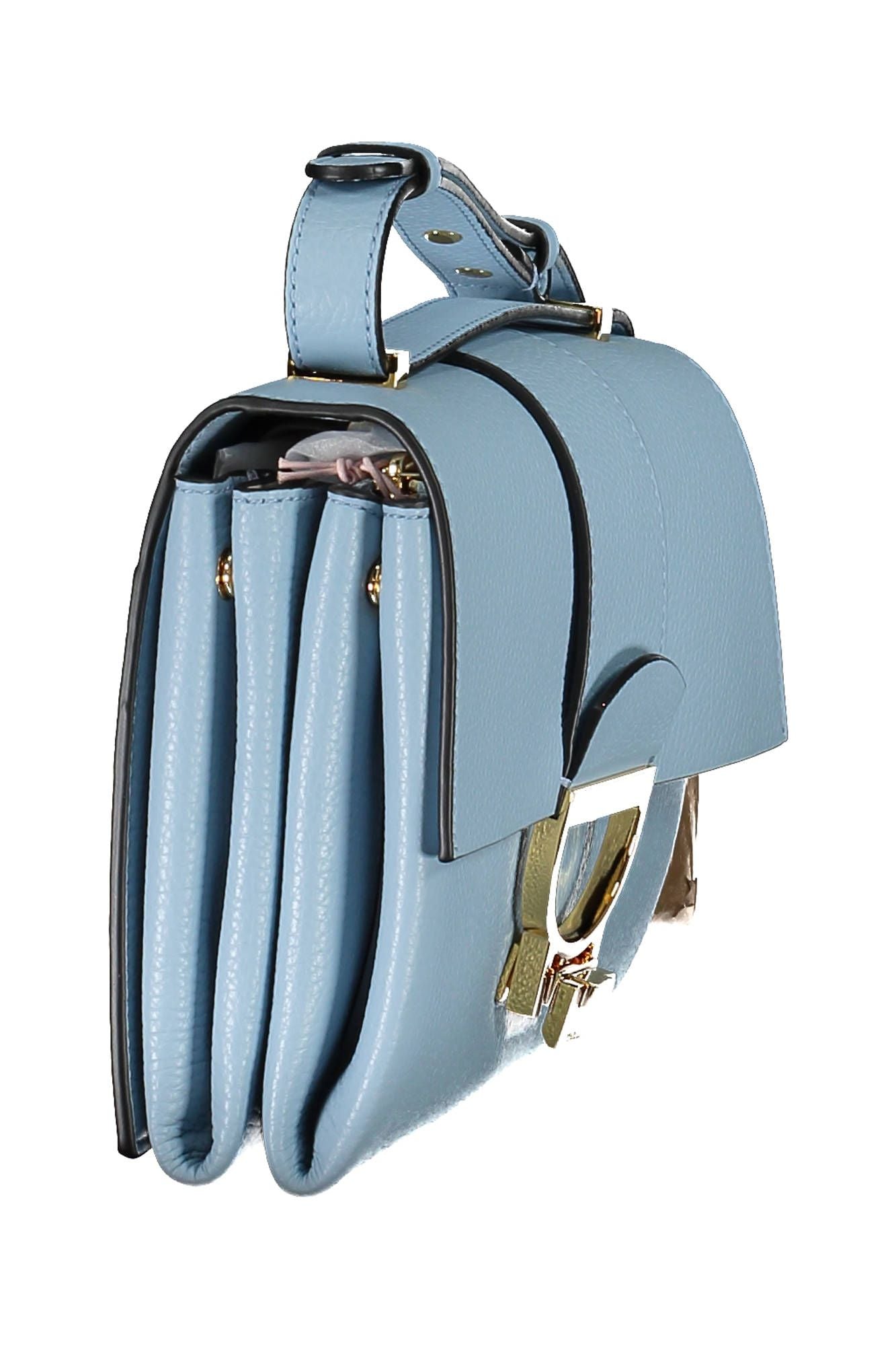 Coccinelle Light Blue Leather Women Handbag