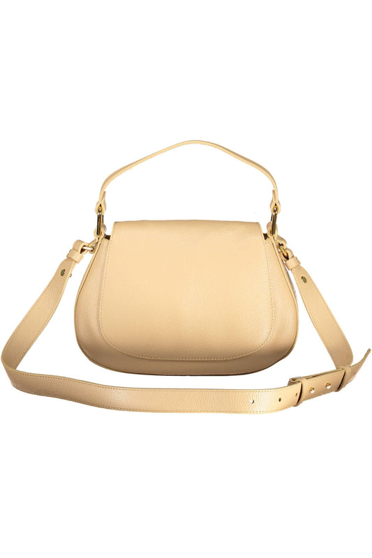 Coccinelle Beige Leather Women Handbag