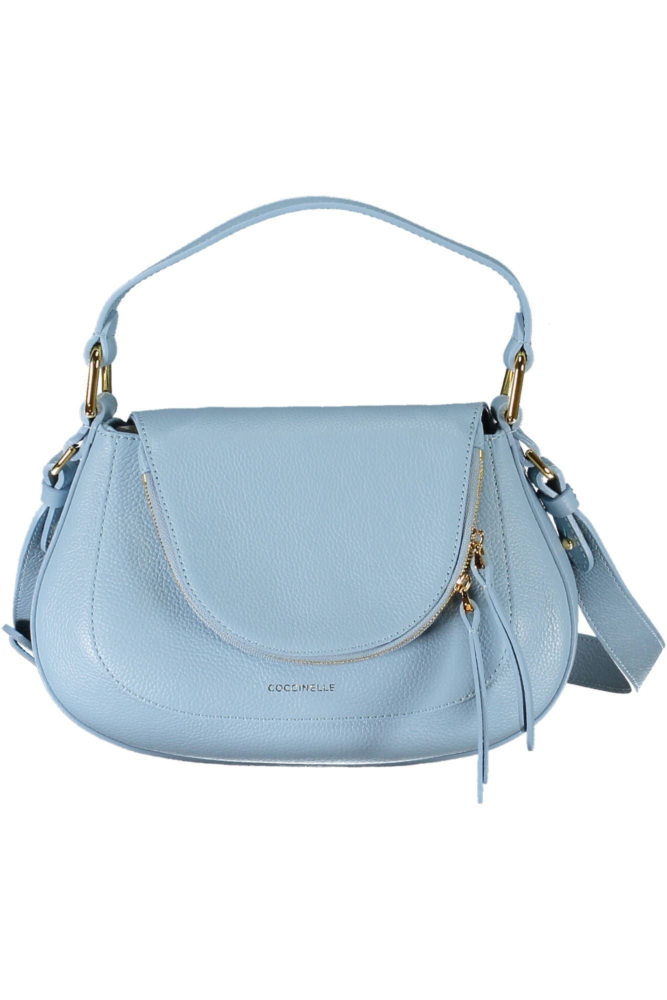 Coccinelle Light Blue Leather Women Handbag