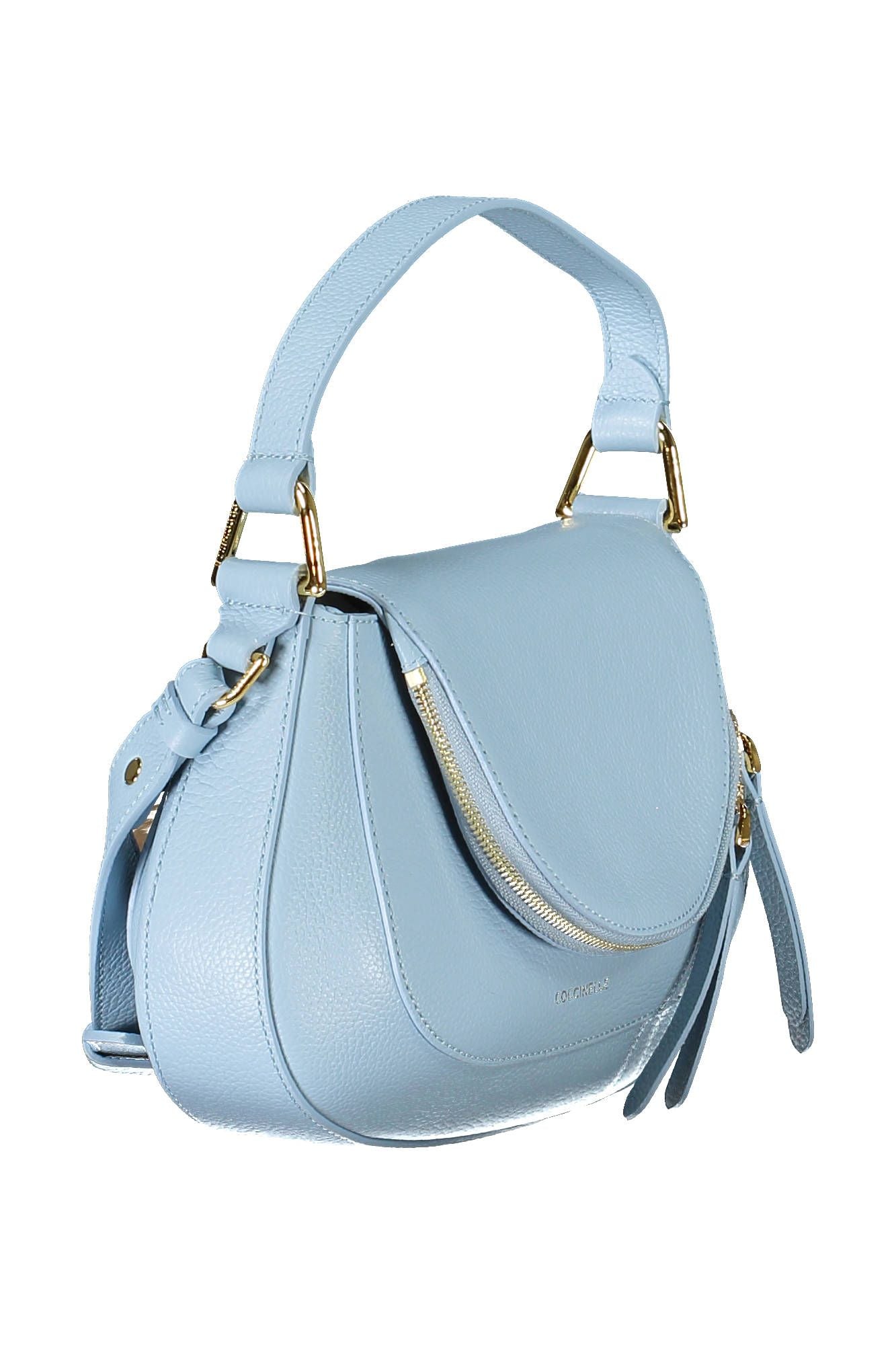 Coccinelle Light Blue Leather Women Handbag