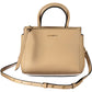 Coccinelle Beige Leather Women Handbag