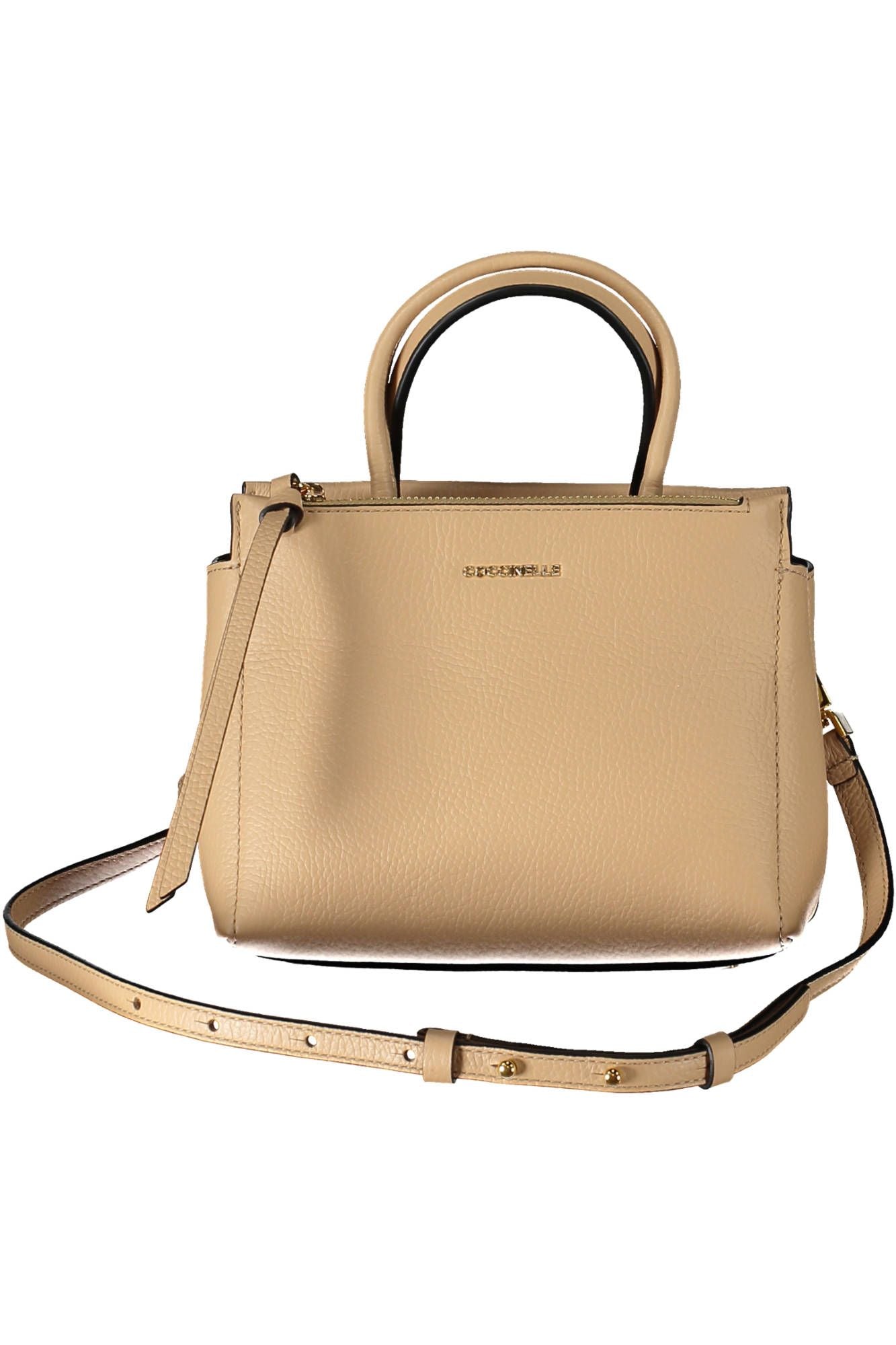 Coccinelle Beige Leather Women Handbag