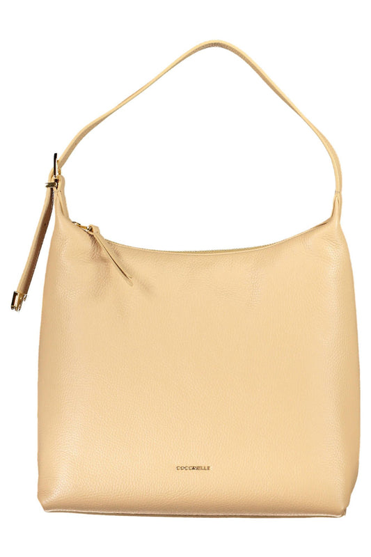 Coccinelle Beige Leather Women Handbag