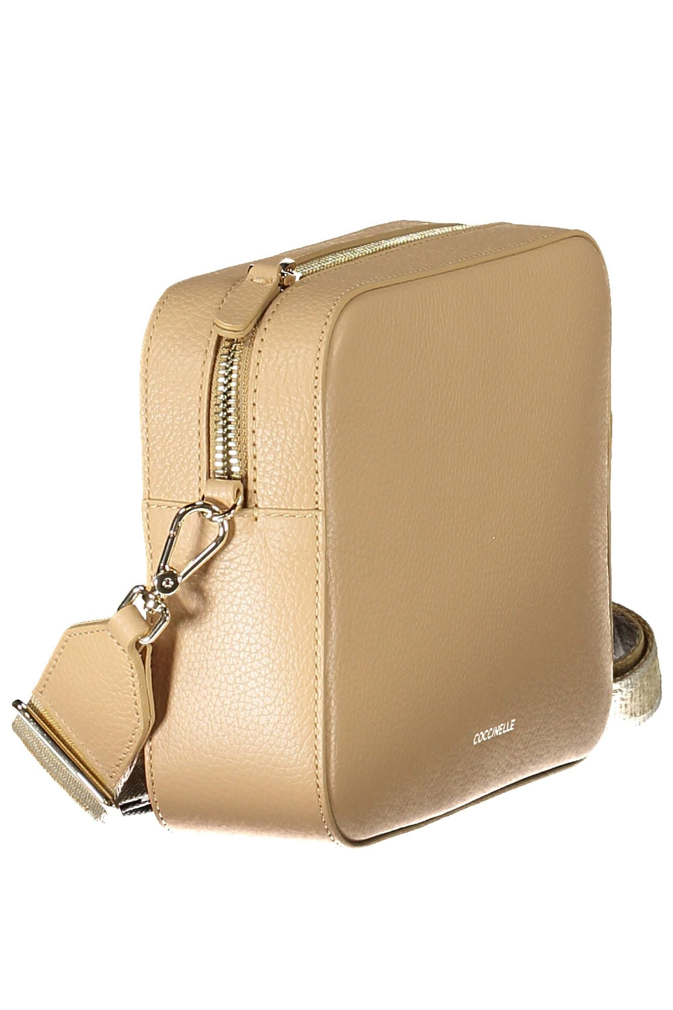 Coccinelle Beige Leather Women Handbag