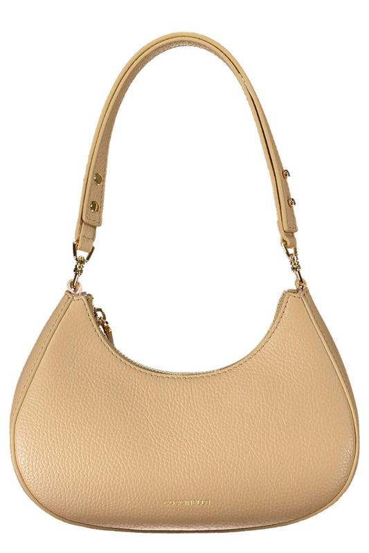 Coccinelle Beige Leather Women Handbag