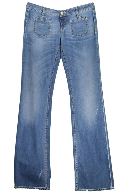 Met Blue Cotton Women Jeans