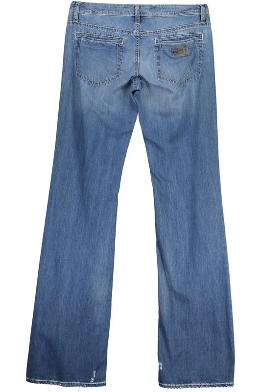 Met Blue Cotton Women Jeans