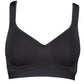 Fila Black Polyester Women Sports Bra