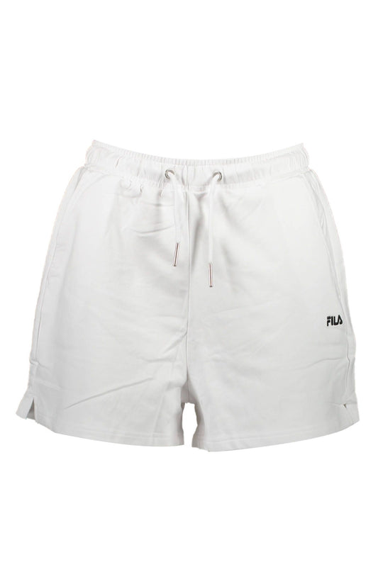 Fila White Cotton Women Short