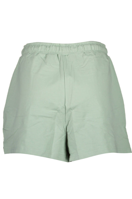 Fila Green Cotton Women Short