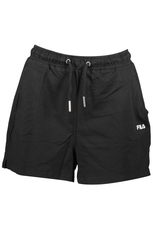 Fila Black Cotton Women Short