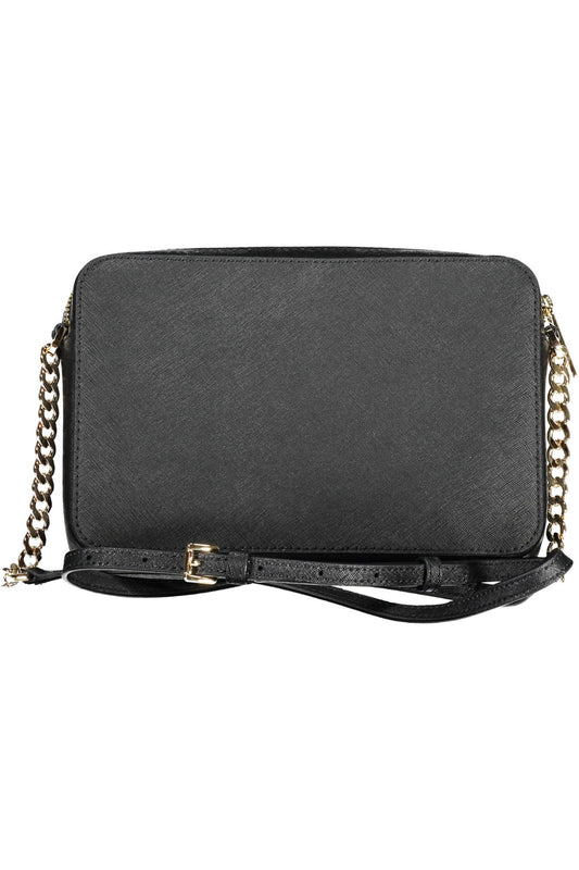 Michael Kors Black Leather Women Handbag