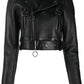 Off-White Black Leather Women Jacket