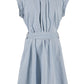 Yes Zee Light Blue Cotton Women Dress