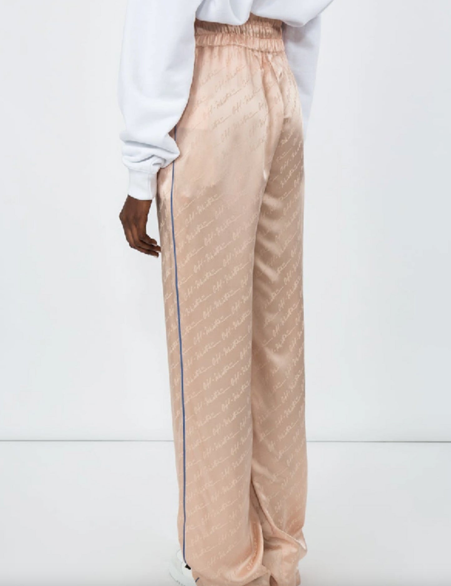 Off-White Pink Acetate Women's Pant