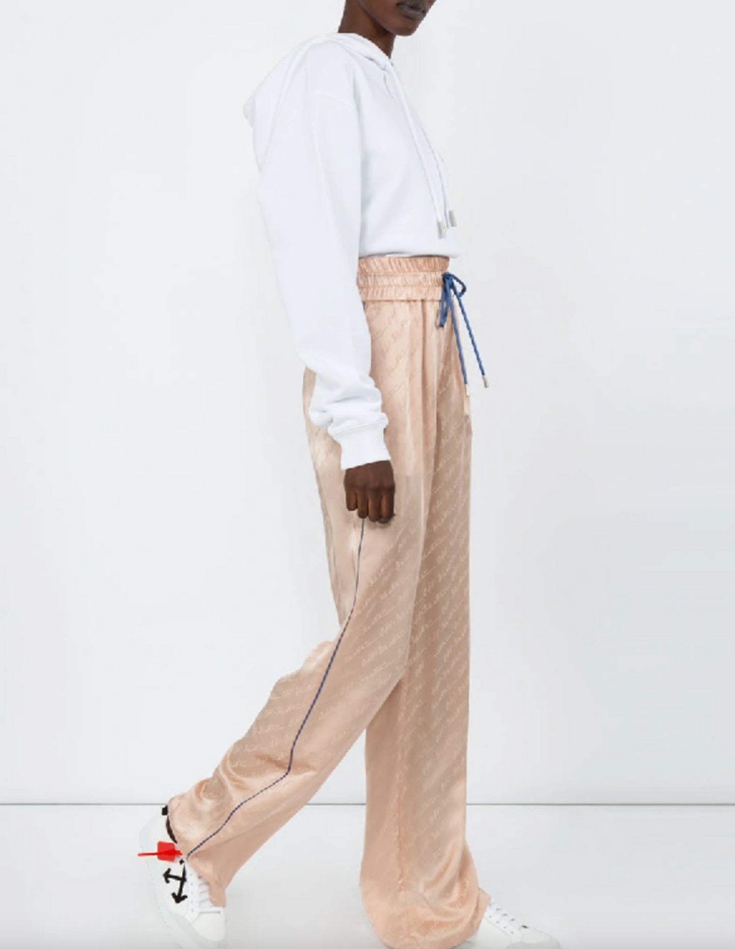 Off-White Pink Acetate Women's Pant