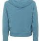 Imperfect Chic Blue Zippered Cotton Hoodie