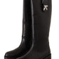 Patrizia Pepe Elegant Leather High Boots for High Fashion Appeal