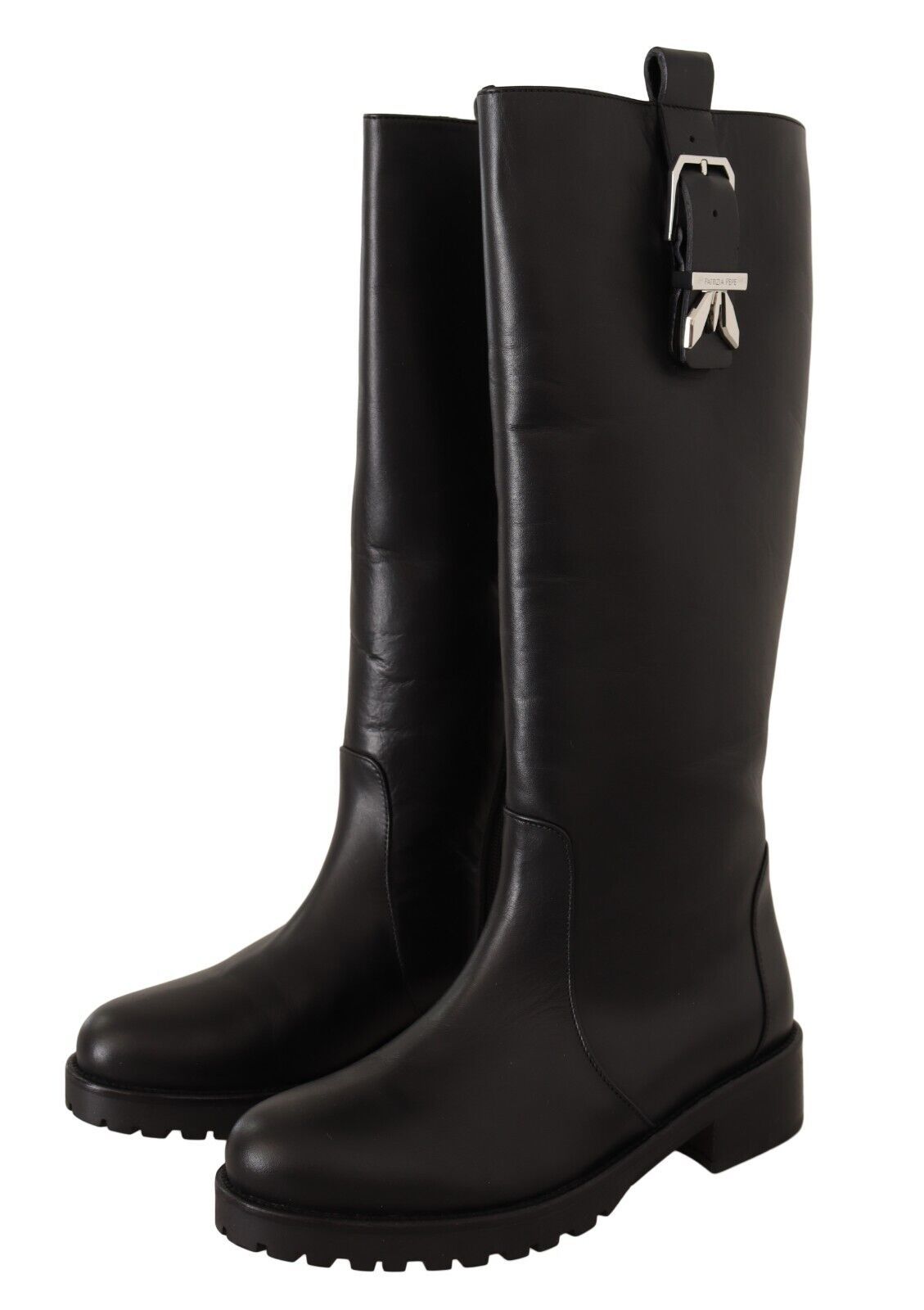 Patrizia Pepe Elegant Leather High Boots for High Fashion Appeal