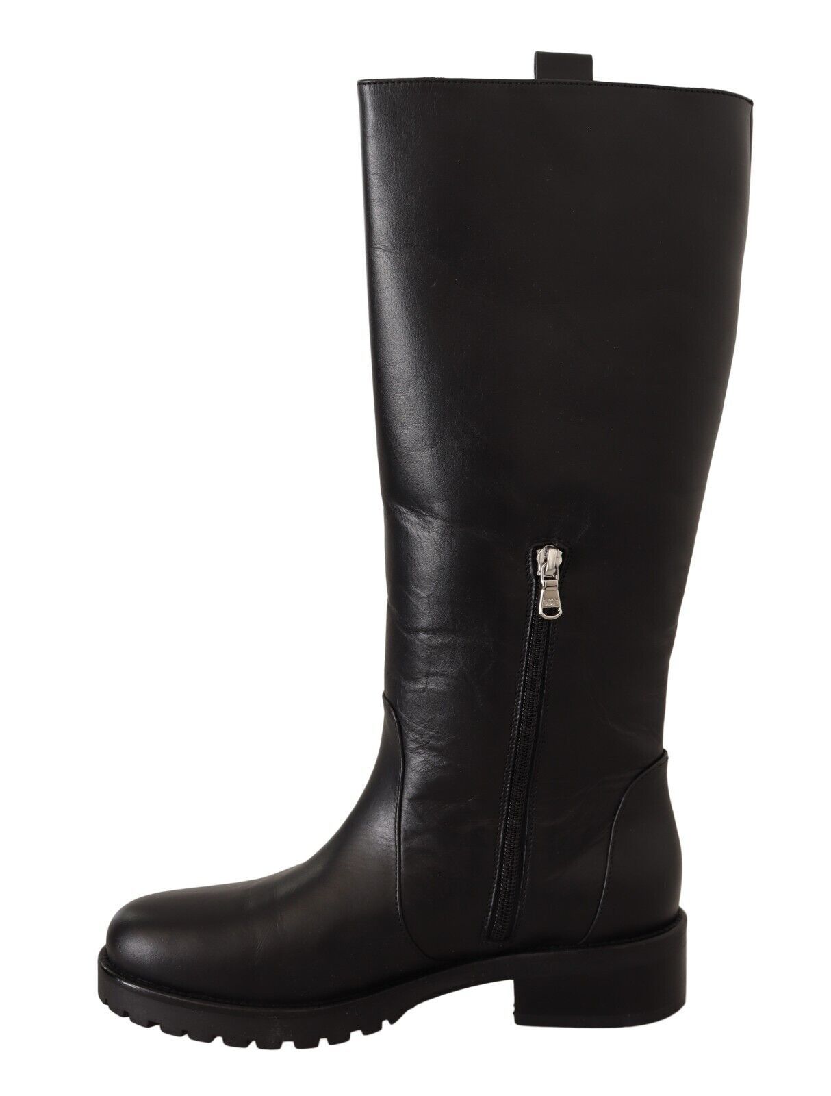 Patrizia Pepe Elegant Leather High Boots for High Fashion Appeal