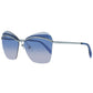 Emilio Pucci Chic Silver Cat Eye Gradient Sunglasses