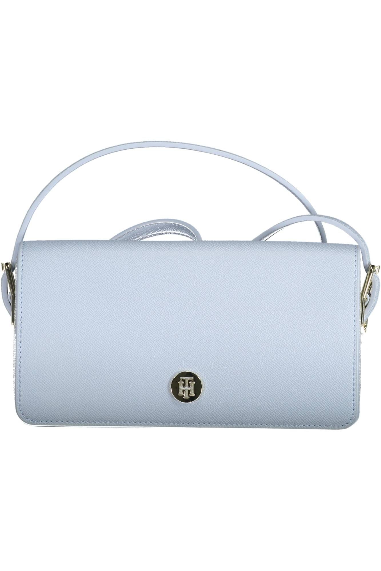 Tommy Hilfiger Light Blue Polyurethane Women Handbag