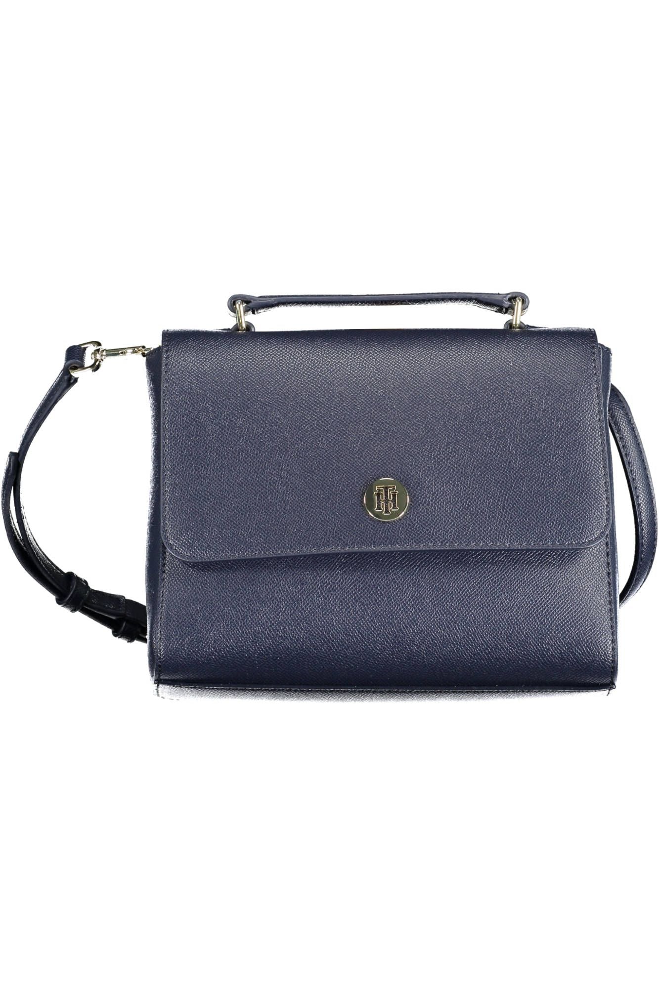 Tommy Hilfiger Blue Polyurethane Women Handbag