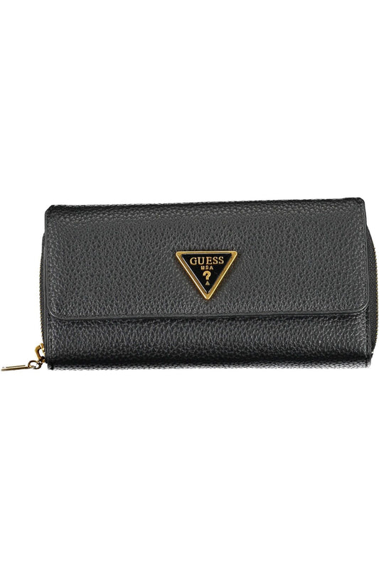 Guess Jeans Black Polyurethane Women Wallet