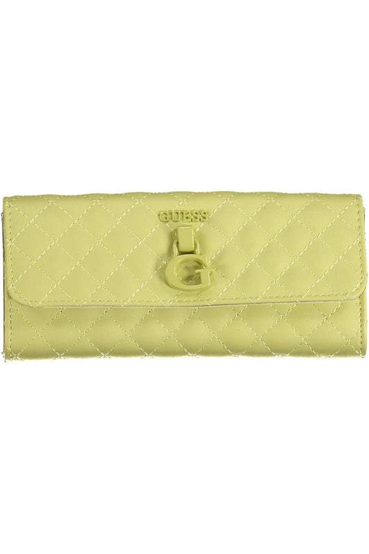 Guess Jeans Yellow Polyurethane Women Wallet