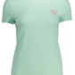 Guess Jeans Green Cotton Women T-Shirt