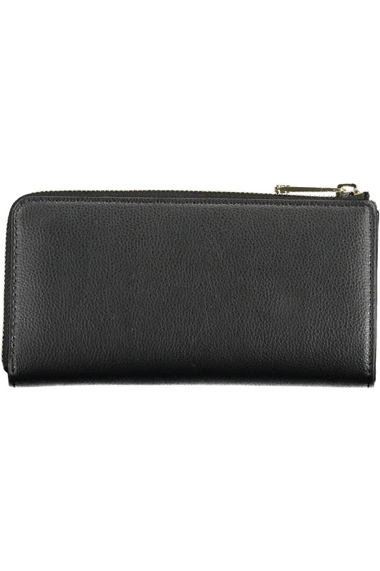 Tommy Hilfiger Black Polyurethane Women Wallet