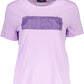 Guess Jeans Purple Cotton Women TShirt