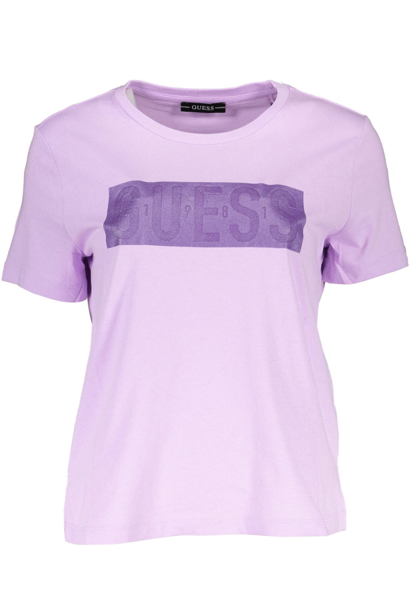 Guess Jeans Purple Cotton Women TShirt