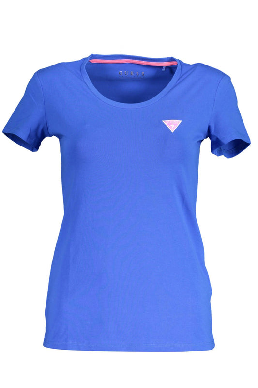 Guess Jeans Blue Cotton Women T-Shirt