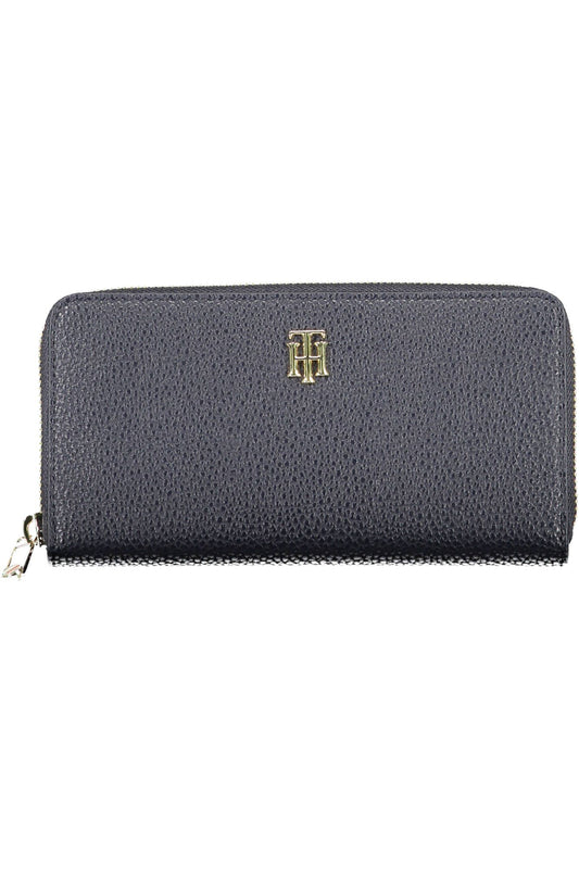 Tommy Hilfiger Blue Polyurethane Women Wallet