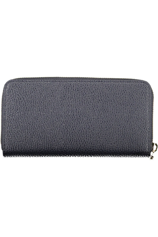 Tommy Hilfiger Blue Polyurethane Women Wallet