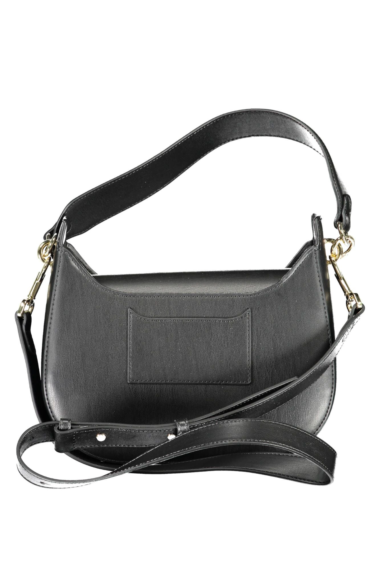 Tommy Hilfiger Black Polyurethane Women Handbag